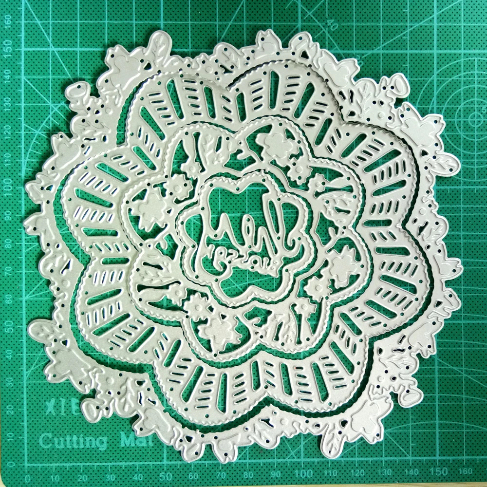 Кружевная кромка Etch рамка металлические режущие штампы для скрапбукинга изготовление бумажных карточек Новое поступление тиснение штампованный трафарет на заказ