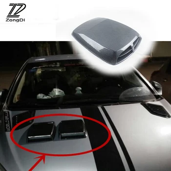 

ZD For Kia Rio 3 Ceed Toyota Corolla 2008 Avensis C-HR RAV4 Mazda 3 6 Car Front Fender Engine Hood Air Vent Trim Cover Sticker