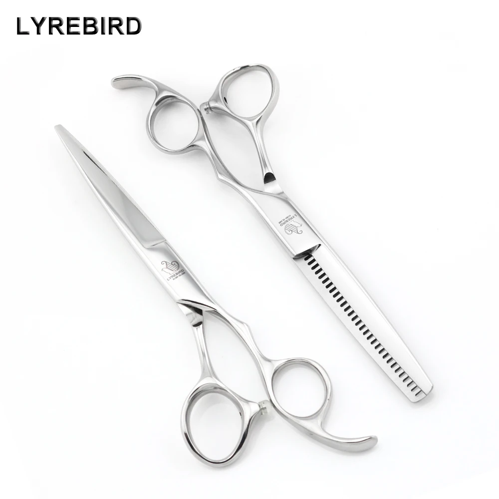 

Hair scissors 6 INCH Reverse Hair thinning scissors Europe style thinning scissors Lyrebird HIGH CLASS 5SETS/LOT NEW
