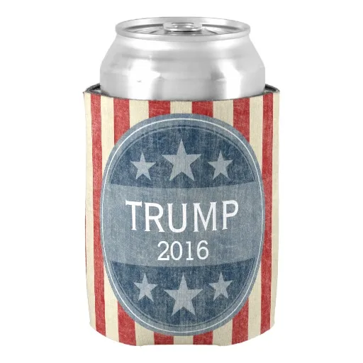 Unique Donald font b Trump b font for President 2016 Can Cooler Special Neoprene Can Holder