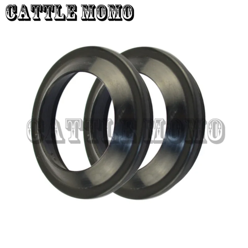 1 Pair Motorcycle Front Fork Dust Seal 43*55 43*54 46*58 Universal Dirt