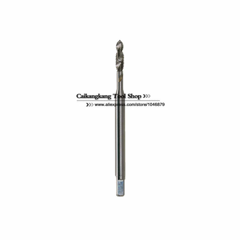 

New Spiral wire tapping Head: 2.5mm . Material: M35 . High performance Cobalt Machine Spiral Tap (Blind hole) M2.5*0.45
