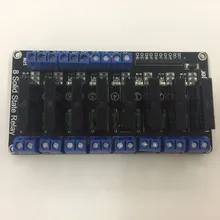 1 шт. 8-канальный сетевой видеорегистратор 5В реле постоянного тока модуль твердотельные высокого уровня ССР AVR DSP для