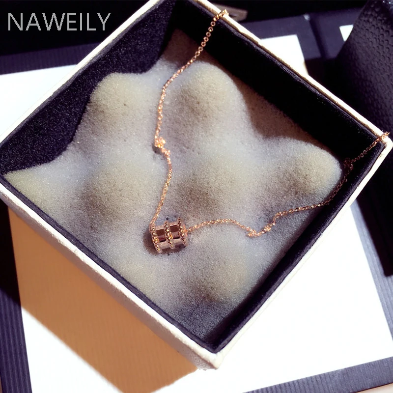 

Fashion Choker Simple Circle Pendant Clavicle Necklace Gold Chain Short Necklaces For Women Jewelry Gifts