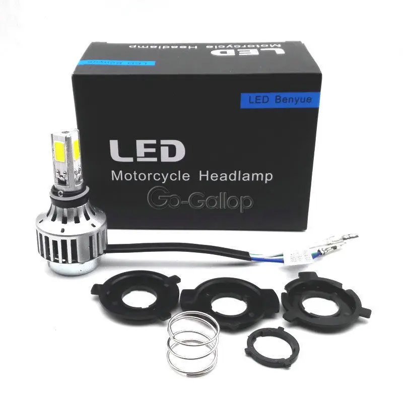 

H4 COB LED HI/Lo Beam Headlight Bulb For Honda VT Shadow Spirit Ace Classic 500 700 750 1100 Goldwing GL 1200 1500 1800