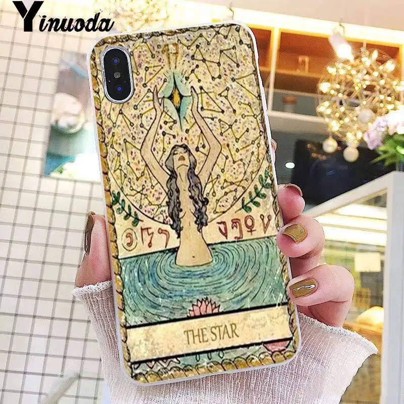 Yinuoda Египет таинственный Таро гадание Новинка чехол для iPhone X XS MAX 6 6s 7 7plus 8 8Plus 5 5S SE