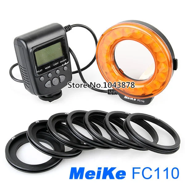 FC-110 LED Macro Ring Flash Light For Pentax K-7 K-m K-r K-x K-200D K-100D Photo Studio Accessories | Электроника