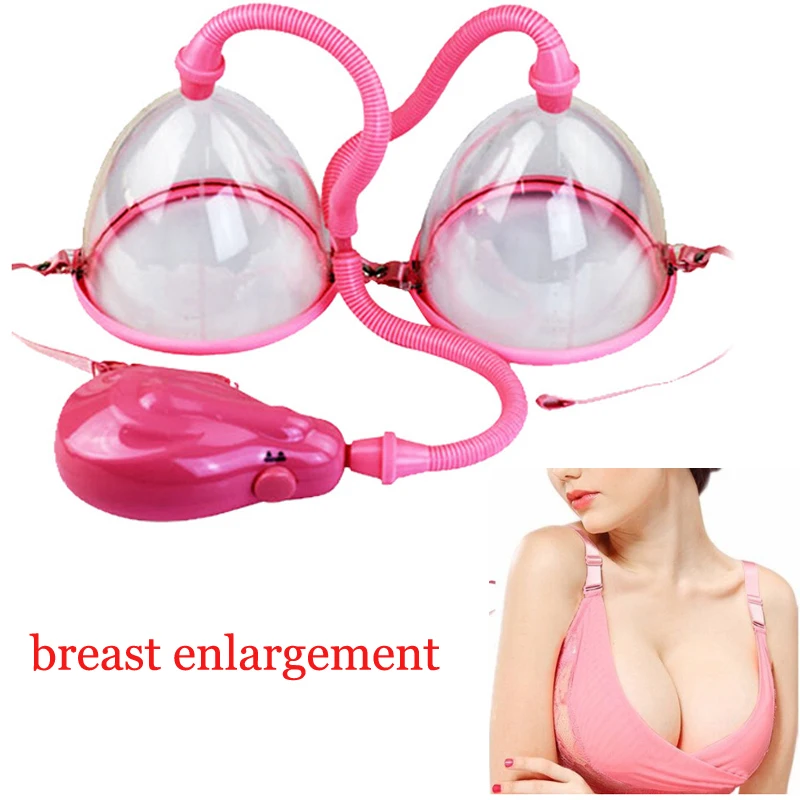 Electric Breast Massager Vacuum Cup Breast Enlargement ...