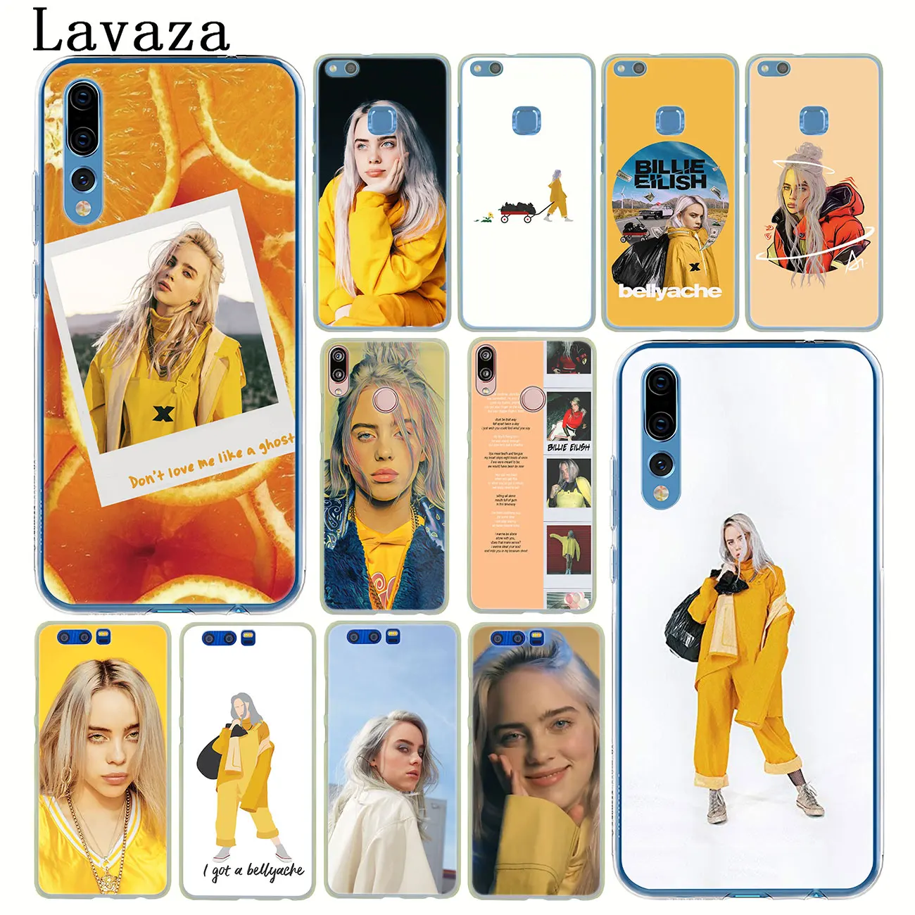 Lavaza Hot Billie Eilish Music Singer Star чехол для Huawei P30 Pro P20 P10 P9 Plus P8 Lite Mini 2016 2017 P smart Z 2019 |