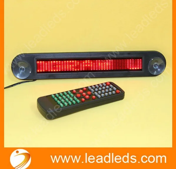 

4pcs 12Volt 7*40 Red Led Car Sign led display moving message window display