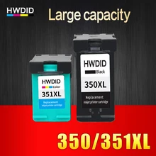 2pcs ink cartridge for HP 350 351 350XL 351XL compatible for HP D4200 D4260 D4263 D4360 J5730 5780 5785 C4380 4480 4580 4270