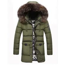 Меховые толстовки мужская длинная парка однотонное тонкое теплое толстое пальто оверсайз повседневное новое зимнее пальто