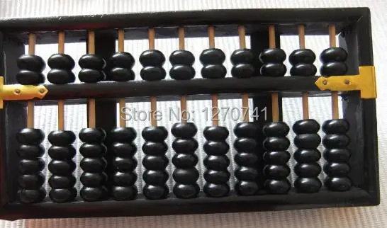 Высокое качество малый размер черный Винтаж abacus Chinse soroban 11 Колонка xmf029