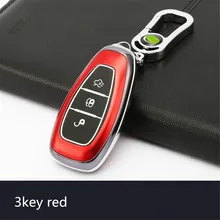 ABS material Da Liga de Alumínio Do Carro da Tampa do Caso Chave para Ford Fiesta Foco Mondeo Ecosport Kuga fuga Kuga 2016 MK3 MK4 ecosport