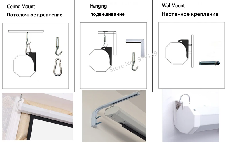 120Inch 16 to 9 motorized screen pic 12