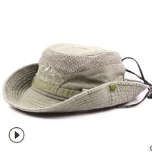 1 шт./лот летняя Панама Открытый Рыбалка широкими полями шляпа УФ Защита кепки для мужчин пеший Туризм Панама