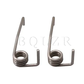 

BQLZR 3.3x0.57x1.4cm Chrome Metal Refrigerator Divider French Door Spring Pin Replacement for Samsung DA61-08314A Pzck of 2