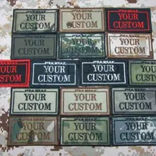 StatWars пользовательское имя Ленты текст бренд Боевая тактика Военная Вышивка патч