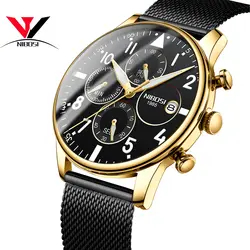 NIBOS мужские часы лучший бренд класса люкс 2019 бизнес аналоговые наручные часы водостойкие нержавеющая сталь кварцевые Erkek коль Saati