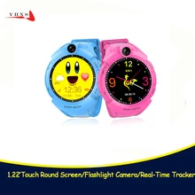 1 22 Touch Round Screen Smart Location Finder Device GPS Tracker Watch for Baby Kids Remote