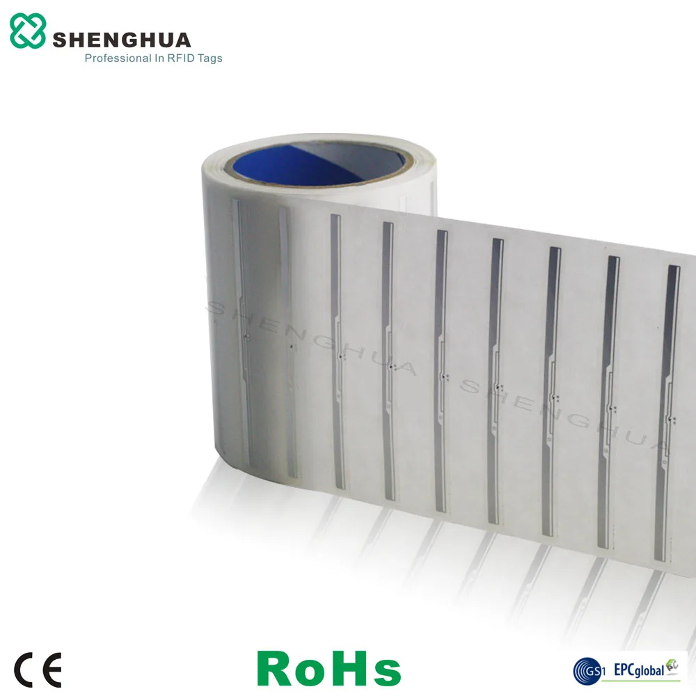 10 шт./лот EPC Class1 Gen2 метка Диапазона UHF RFID для книжный ярлык Управление ISO 18000-6C 860~ 960 МГц Пассивный RFID Тонкий библиотечная этикетка Стикеры