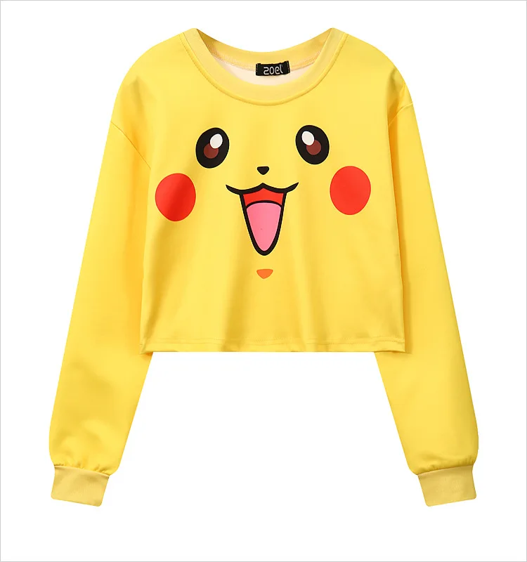 Harajuku 3D принт Poke mon Pika chu Pokeball Charmander Togepi Jigglypuff Squirtle толстовки модные толстовки с длинными рукавами Топы