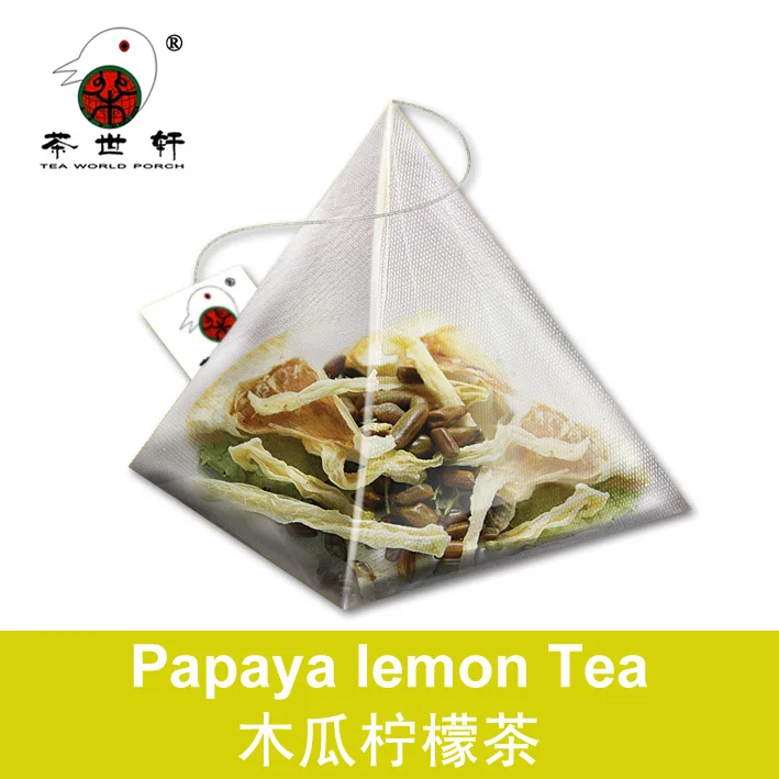 3g * 10 шт. 100% Papaya Лимон Цветок в чай Органический еда здоровье и гигиена красота и похудение Бесплатная доставка отбеливание, гладкой кожи
