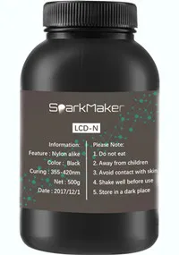 Sparkmaker 3d нити УФ смолы lcd/SLA 3d принтер печатные материалы печать случайно ювелирные изделия 500 г/бутылка 405nm УФ смолы Sla смолы - Цвет: LCD-N