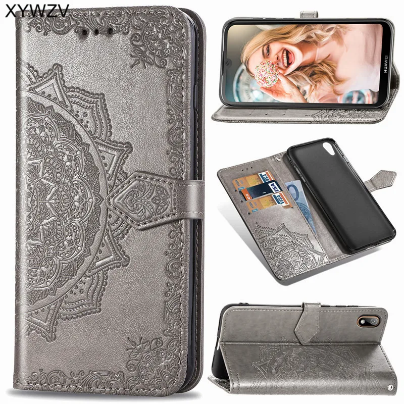 

For Huawei Y5 2019 Case Flip Wallet Soft Silicone Rubber Card Holder Fundas For Huawei Y5 2019 Back Cover For Huawei Y5 2019