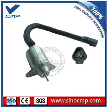 

12V excavator shut off solenoid 129486-77954, fuel stop solenoid for Yanmar