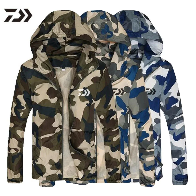 Buy New Outdoor Fishing Clothing Camouflage Jacket