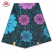 Анкара полиэстер воск принты ткань Binta настоящий воск высокое качество 6 ярдов африканская ткань для вечерние платья FP6170