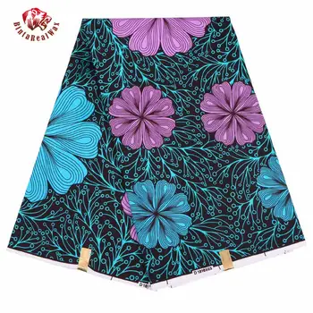 

Ankara Polyester Wax Prints Fabric Binta Real Wax High Quality 6 yards 2019African Fabric for Party Dress FP6170