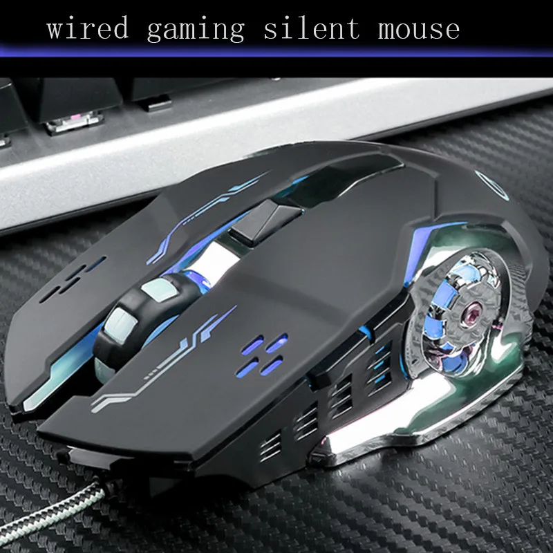 Basix USB Wired Gaming Mouse silent 3200 DPI3