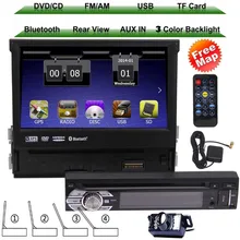 one 1 din automotive car Cassette GPS Navigation car dvd touch screen audio stereo Bluetooth video