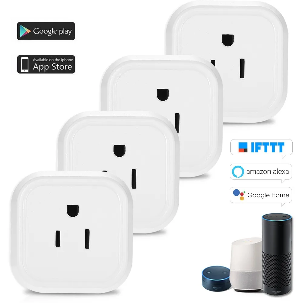 

Wifi Smart Socket US Plug Wireless Home Switch Power Sockets Voice Control for Amazon Alexa Google TP-Link IFTTT