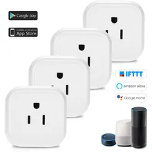 Wifi Smart Socket US Plug Wireless Home Switch Power Sockets Voice Control for Amazon Alexa Google TP-Link IFTTT