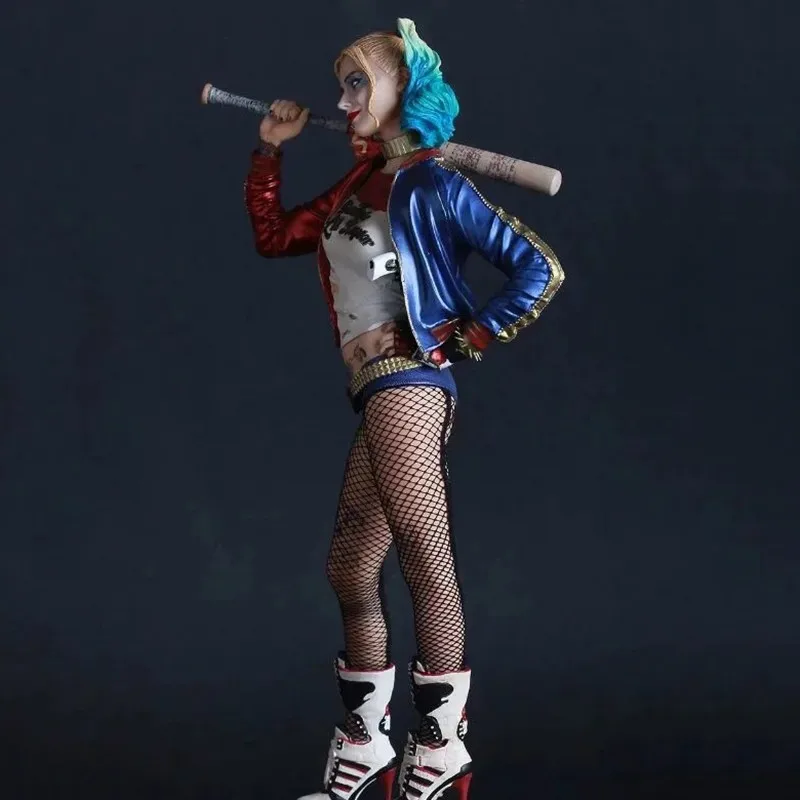 Crazy Toys Suicide Squad Harley Quinn Action Figure and Harley Quinn Keychain Doll Anime Collectible Model Toy 26cm In Boxed (6)
