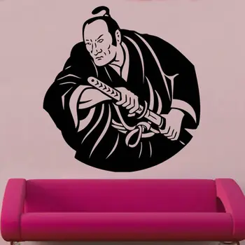 

Kendo Wall Sticker Japanese Ninja Poster Vinyl Art Wall Decals Home Decoration Decor Mural Kendo Samurai Decal