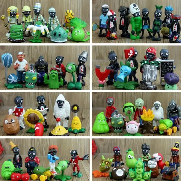 Best Price 90 Styles PVZ Plants vs Zombies PVC Figure Toys Collection Toys For Children 3-8cm Free Shipping
