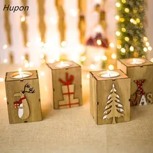 navidad 2018 wood candle holders tealight candlesticks lantern vintage christmas decorations for home new year party - Vintage Christmas Decorations For Sale navidad 2018 wood candle holders tealight candlesticks lantern vintage christmas decorations for home new year party - Vintage Christmas Decorations For Sale