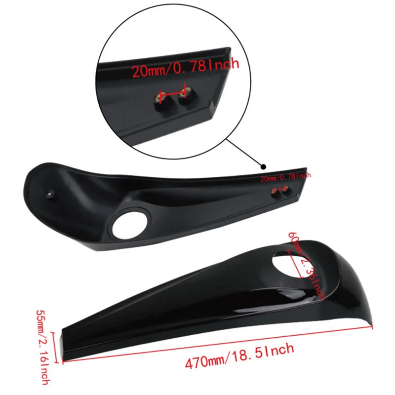 WISENGEAR Motorcycle Oil Fuel Tank Smooth Dash Console For Harley Davidson Touring Street Glide Road Glide 2008 - 2017 Moto Accessories (1)