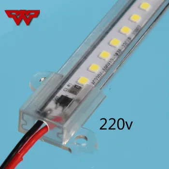 

High Pressure 2835 Hard Light Bar 220V Drive-free Thickened Cabinet Light Box Light Bar Directly Connected To The Market