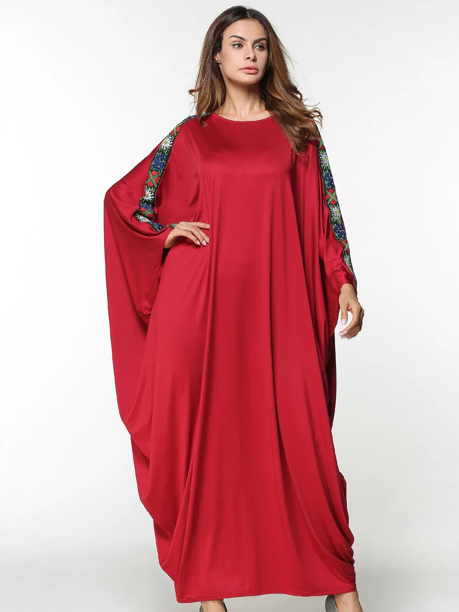 TUHAO, женские платья больших размеров s, весна-осень, женское платье с рукавом летучая мышь, женские платья, длинные платья, ZZL015