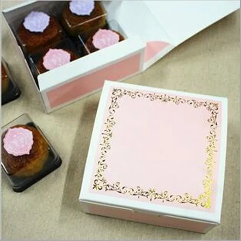 10 шт Мини крафт-бумажная коробка, DIY свадебный подарок коробки, коробочка для конфет на вечеринку, одиночная мини-коробка для торта упаковка