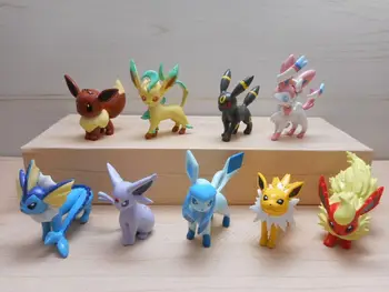 

Anime Action Figure Toy eevee Vaporeon Jolteon Flareon Espeon Umbreon Leafeon Glaceon Sylveon pikachu Pocket Monster