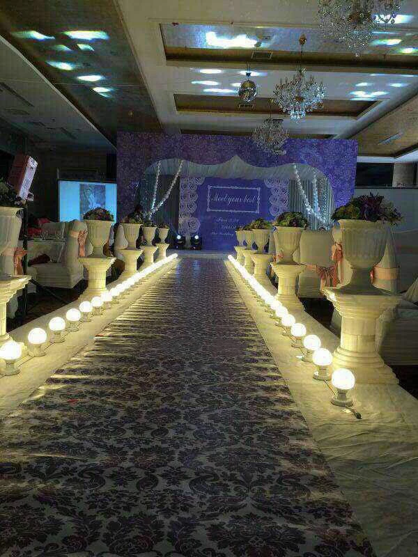 Одуванчик алюминия свадьба дорога света свадьба центральным event свадебные украшения/партии событие украшения для таблицы