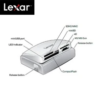 tf כרטיס sd 100% מקורי Lexar Multi-Card 25-ב-1 USB 3.0 SuperSpeed כרטיס הטכנולוגיה Reader עבור מהירות M2 XD CF SD TF עד 500MB / s (5)
