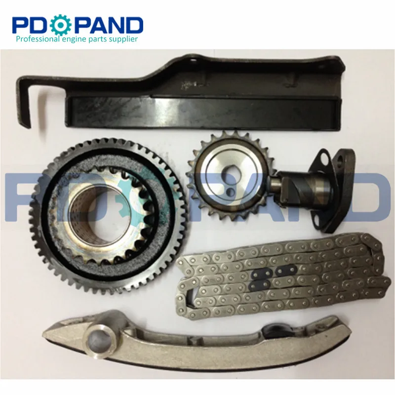 

4M40 4M40T 4M40-T Double Row Timing Chain Gear Tensioner Kit for Mitsubishi MONTERO PAJERO SHOGUN TRITON SOHC 8V 2.8TD