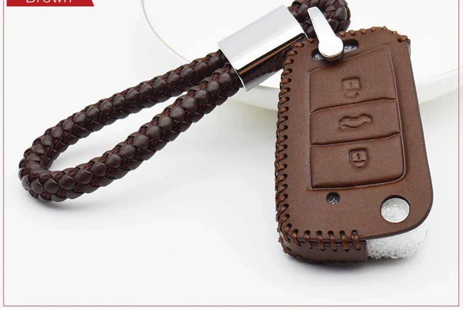 Key Bag Case Cover Rings For Volkswagen VW (16)